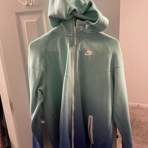 Nike full zip ombré hoodie